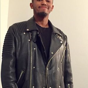 Mason & Cooper Empire Leather Moto Jacket